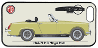 MG Midget MkIII (disc wheels) 1969-71 Phone Cover Horizontal
